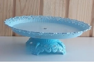 Bandeja Azul Plástico - MN Decorações 