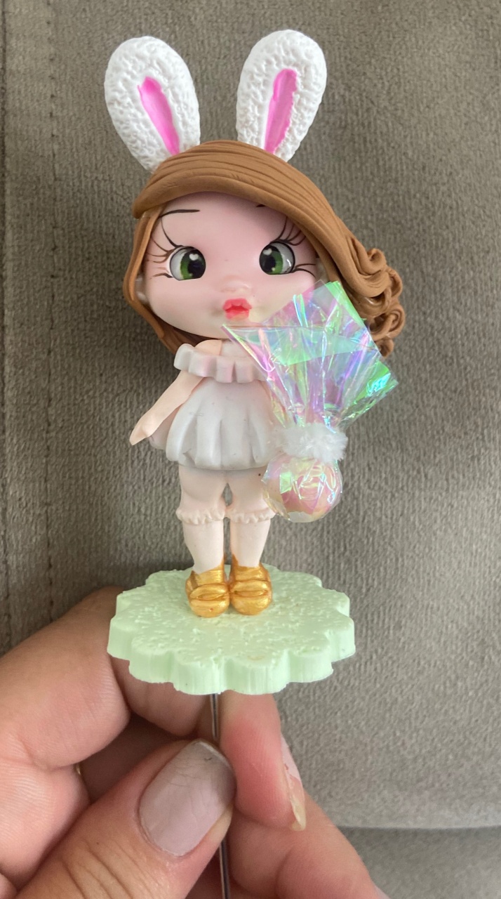 Boneca Biscut Chimarrão Páscoa  - MN Decorações 