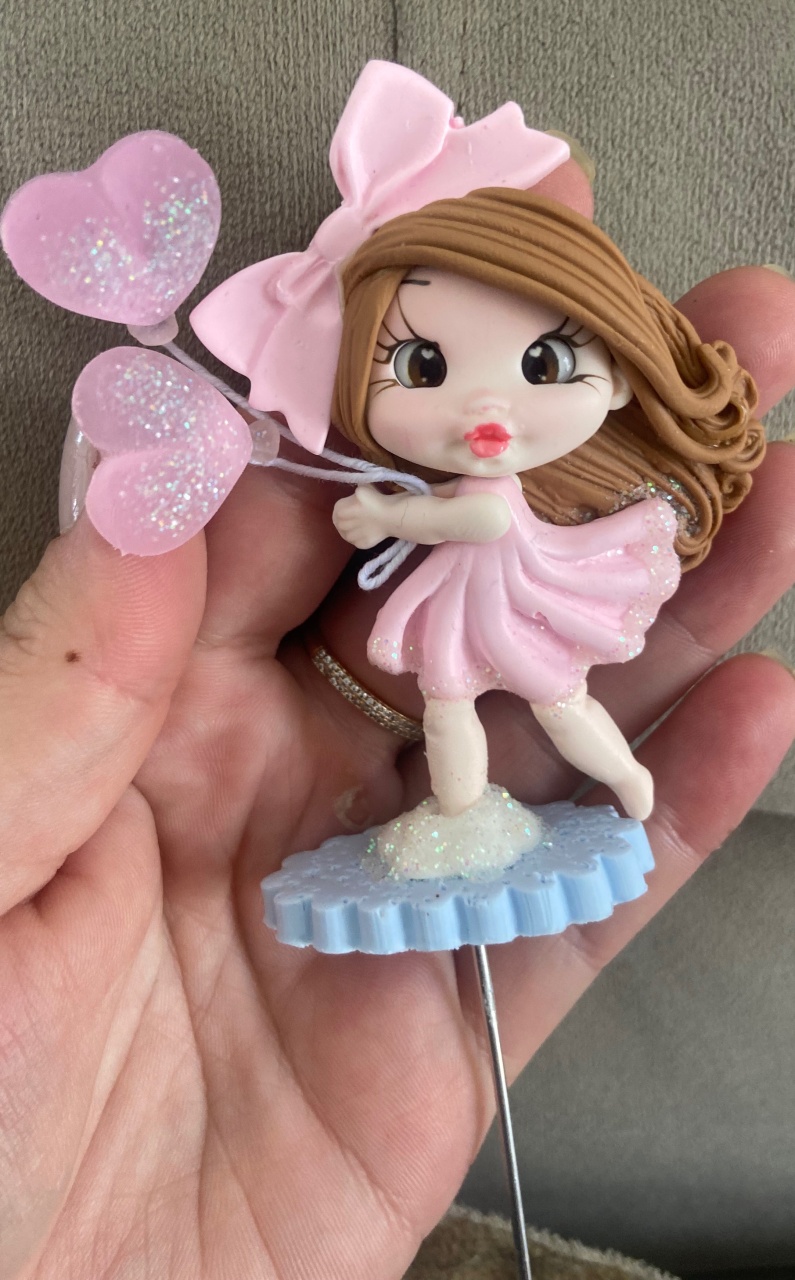Boneca Biscut Chimarrão Balão  - MN Decorações 