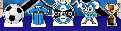 Display de Mesa Mdf Grêmio - MN Decorações 