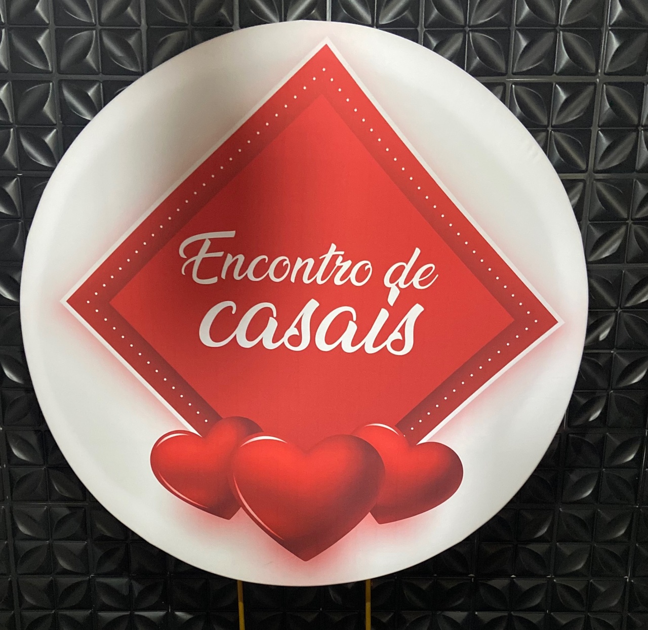 Painel Encontro de Casais - MN Decorações 