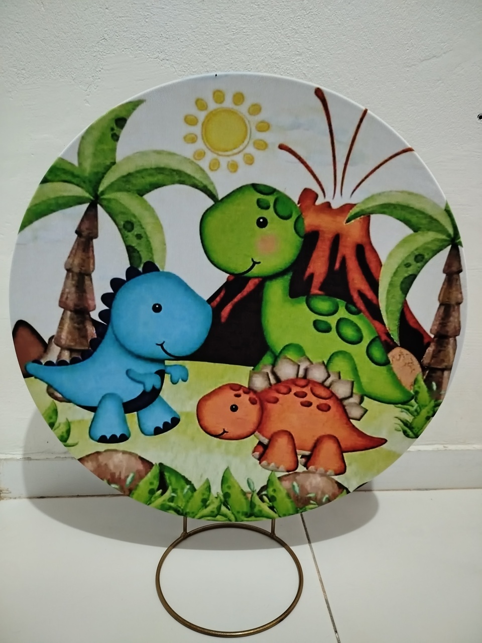 Mine Painel Dino Baby  - Cantinho da Lene , pegue e monte sua festa!