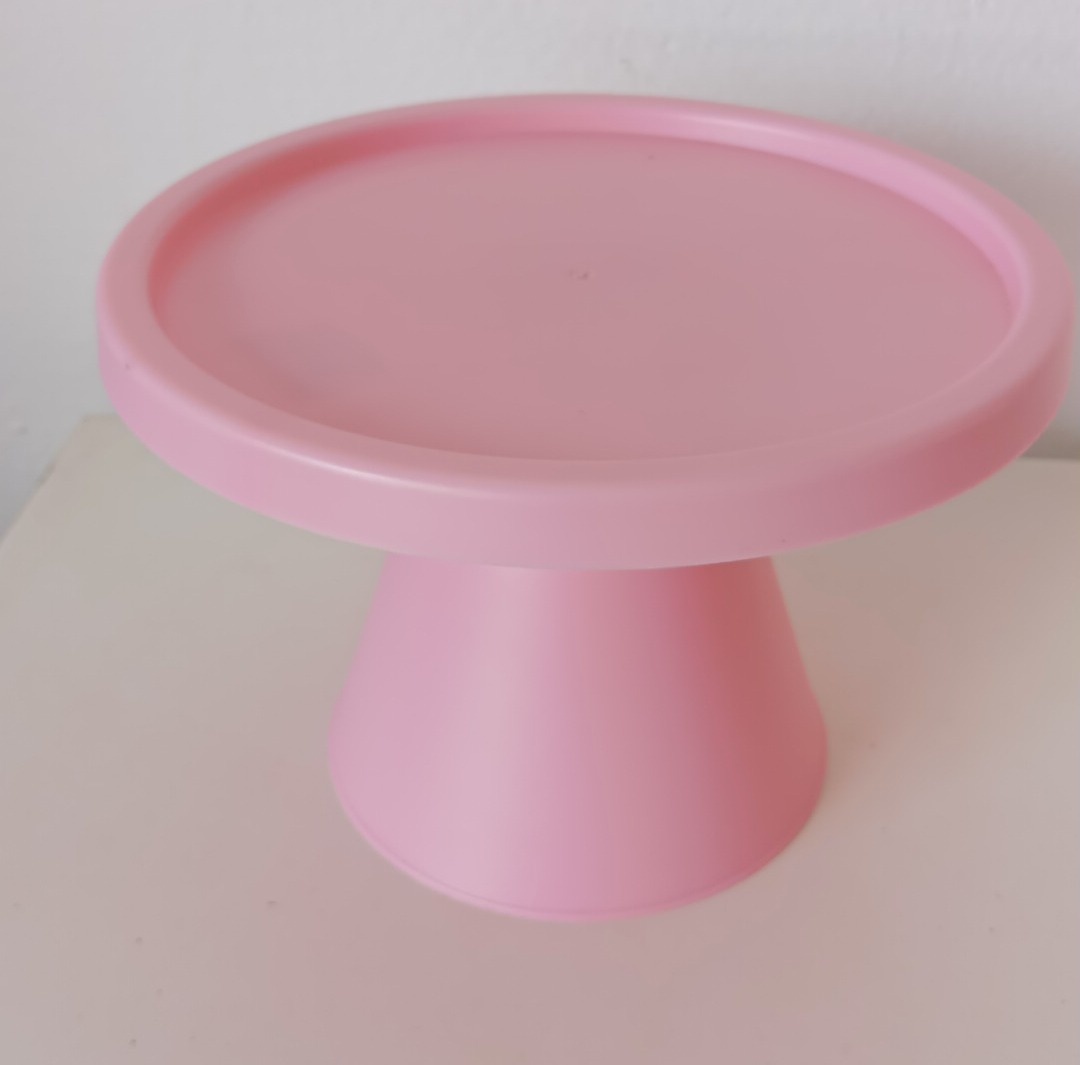 Boleira Cone Rosa Bebe - Cantinho da Lene , pegue e monte sua festa!