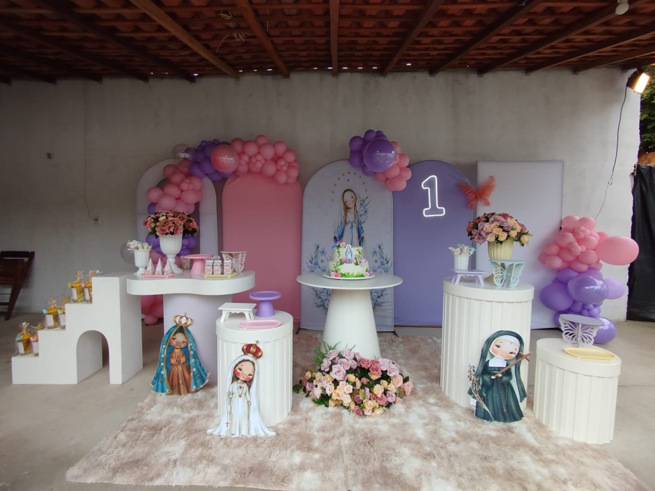 Composição Nossa Senhora - Cantinho da Lene , pegue e monte sua festa!