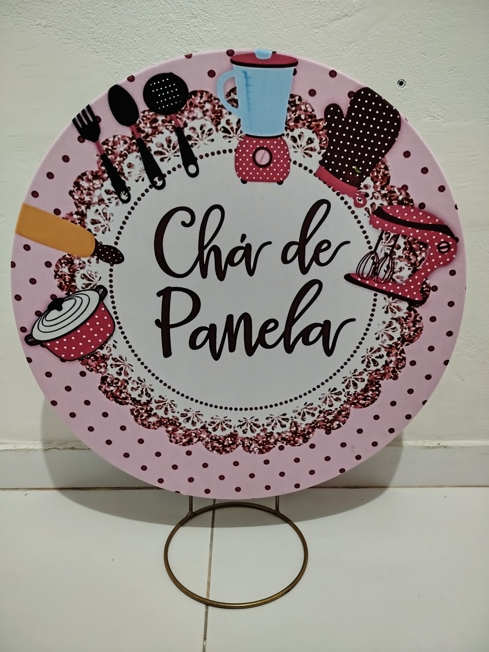 Mine Painel Chá de Panela  - Cantinho da Lene , pegue e monte sua festa!