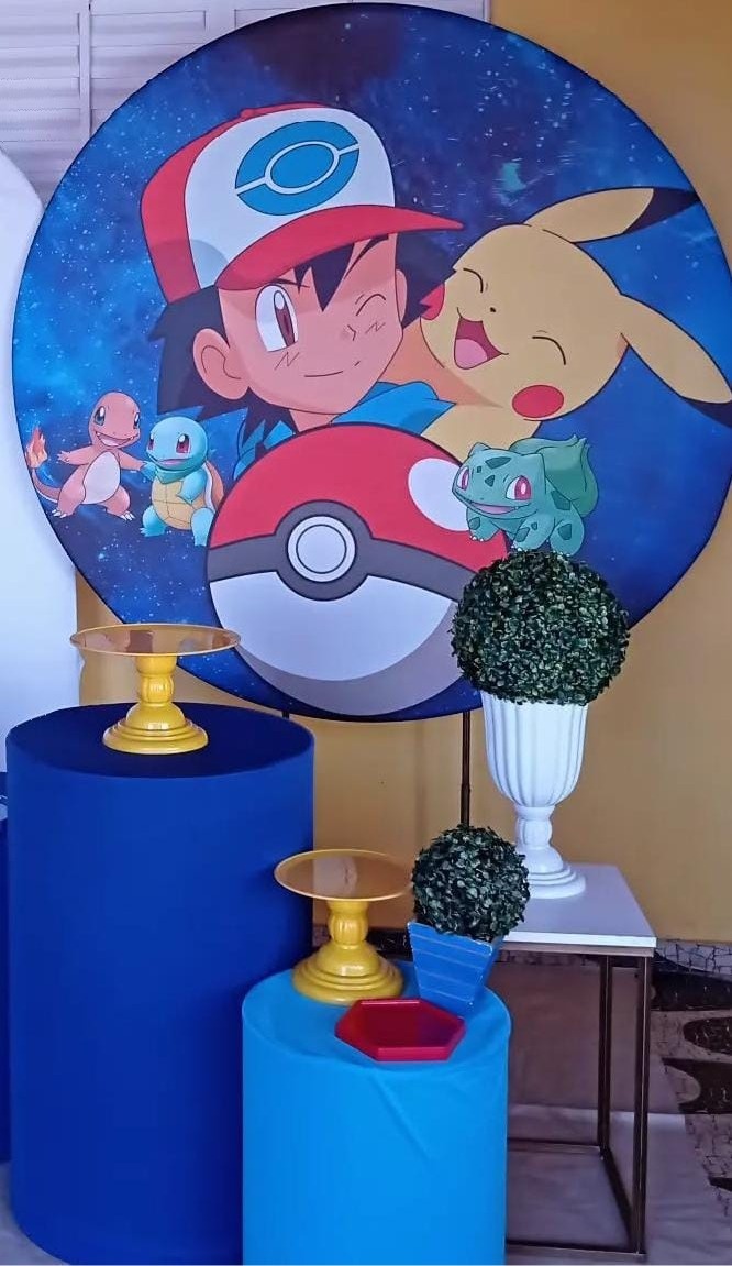 6-Kit Bronze Pokémon  - Cantinho da Lene , pegue e monte sua festa!