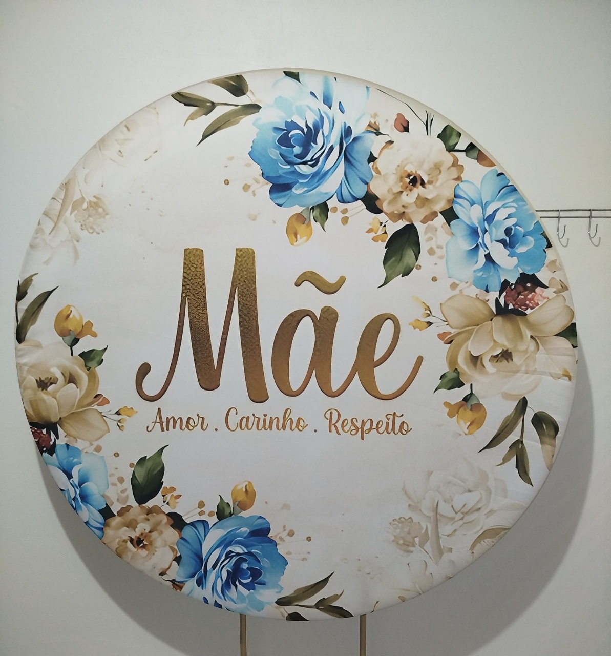 Painel Redondo Dia das Mães 4 - Cantinho da Lene , pegue e monte sua festa!