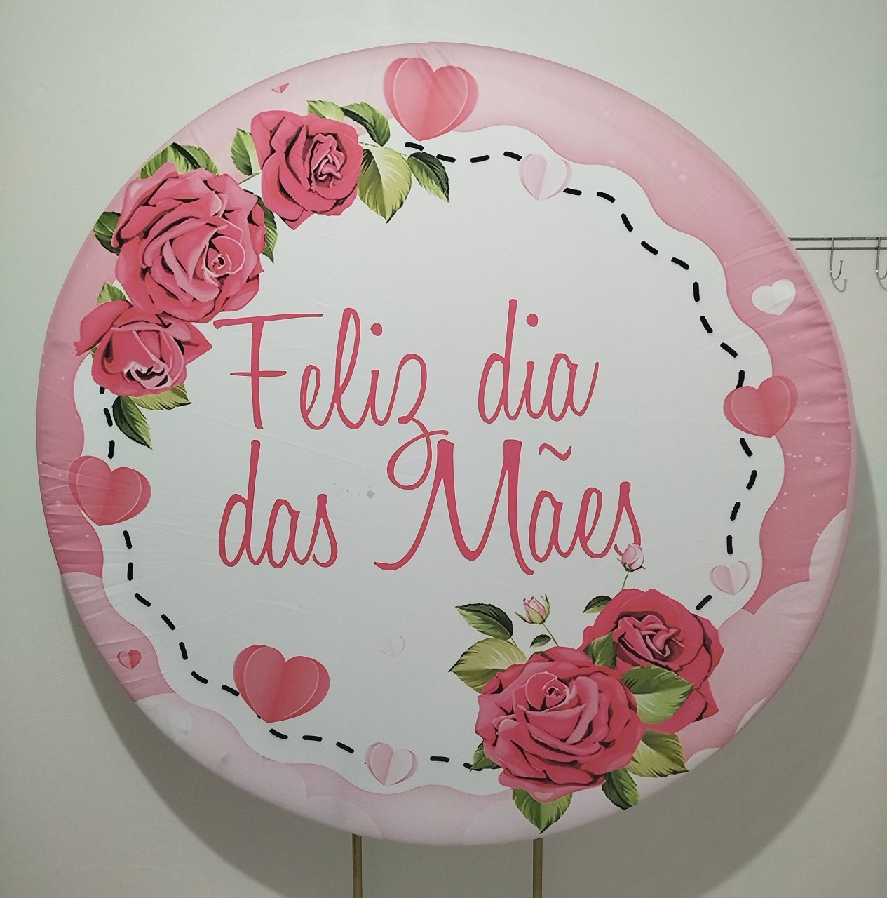 Painel Redondo Dia das Mães 3 - Cantinho da Lene , pegue e monte sua festa!