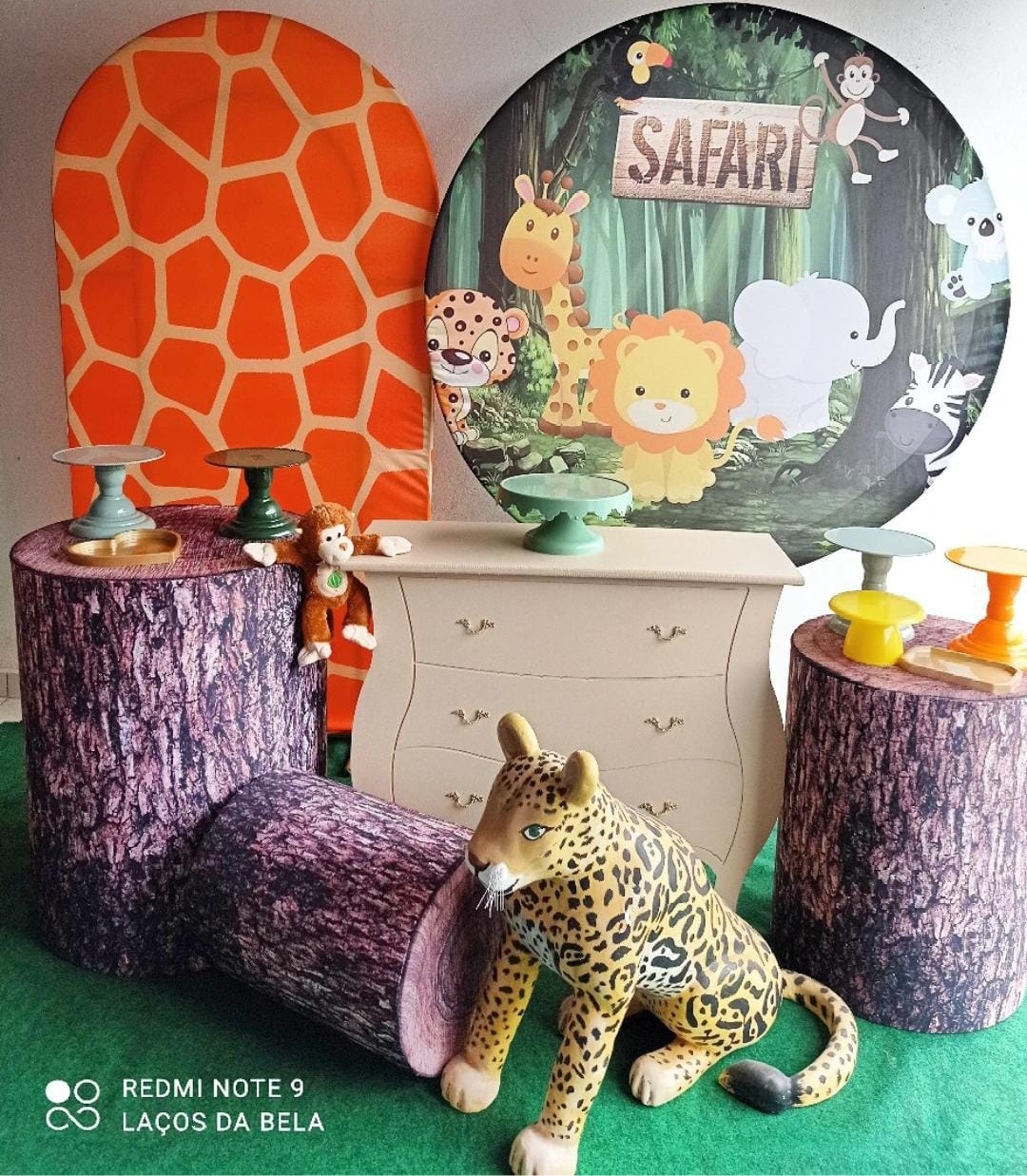 10-Kit Prata Safari  - Cantinho da Lene , pegue e monte sua festa!