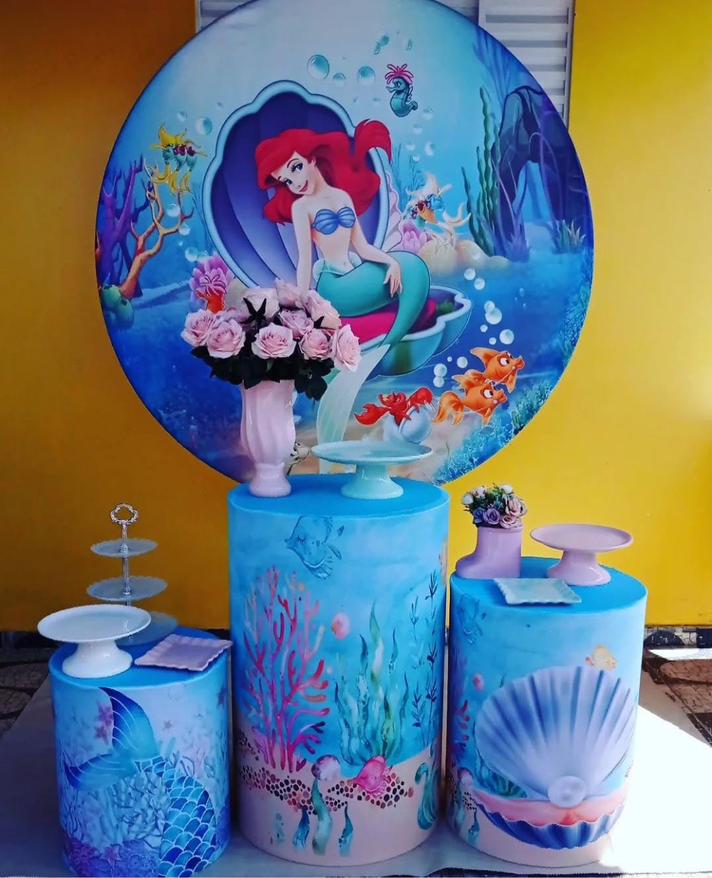161-Kit Bronze Sereia - Cantinho da Lene , pegue e monte sua festa!