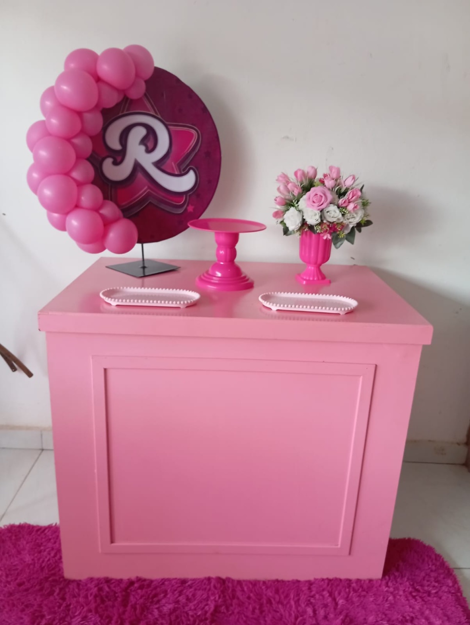 Mine Kit Os Rosas - Cantinho da Lene , pegue e monte sua festa!