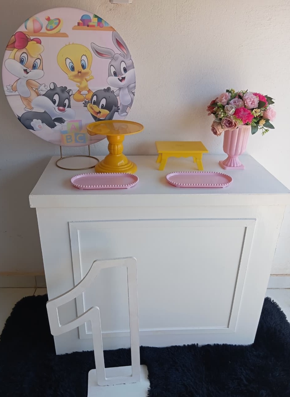 63-Mine Kit Baby Looney Tunes - Cantinho da Lene , pegue e monte sua festa!