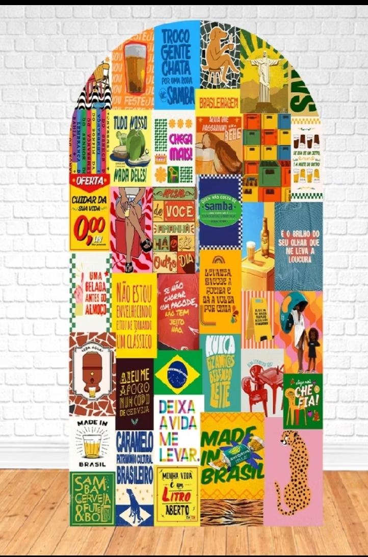 Kit Composição Brasileirando - Cantinho da Lene , pegue e monte sua festa!