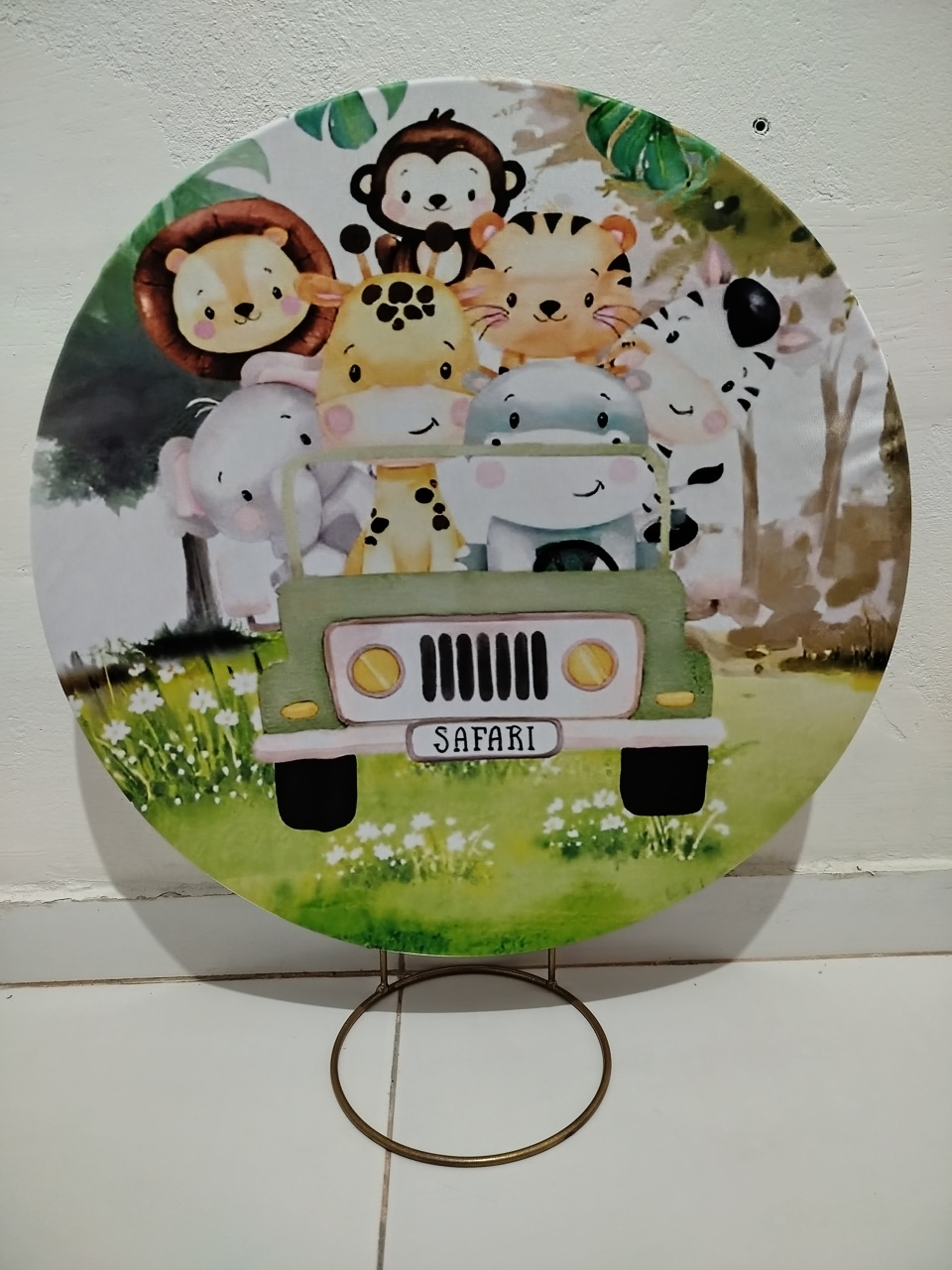 Mine Painel Safari  - Cantinho da Lene , pegue e monte sua festa!