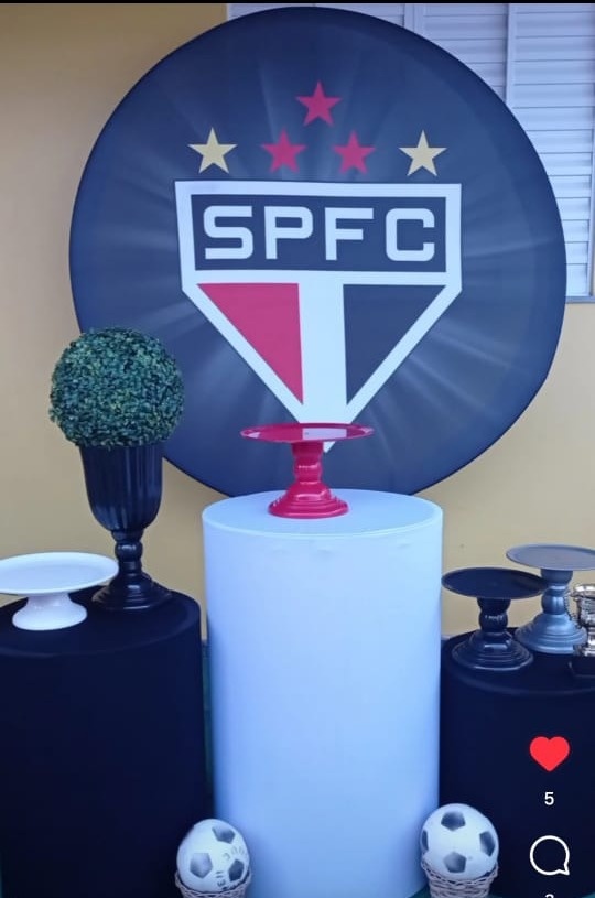 123-Kit Bronze São Paulo Fc - Cantinho da Lene , pegue e monte sua festa!