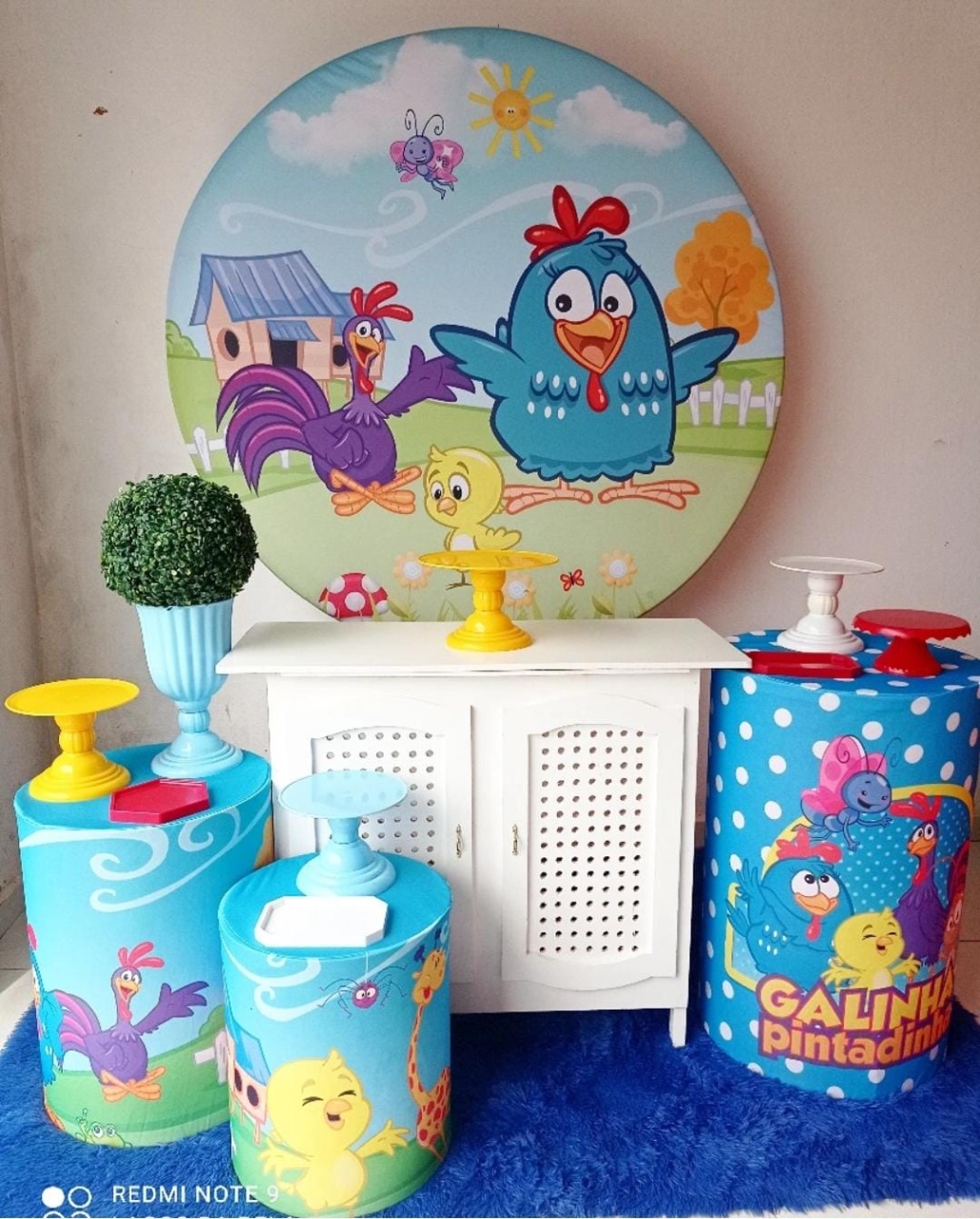 Kit Prata Galinha Pintadinha - Cantinho da Lene , pegue e monte sua festa!