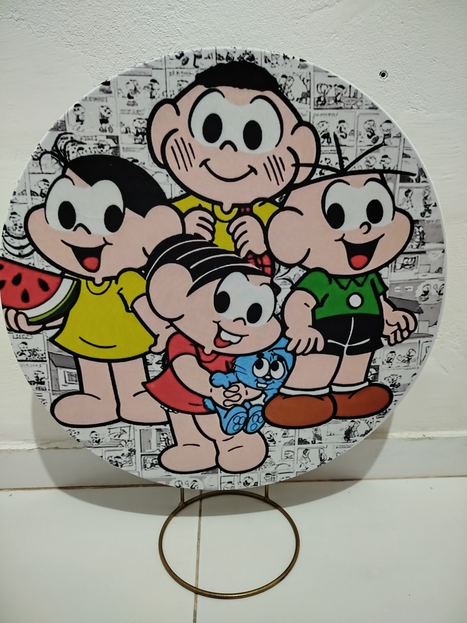 Mine Painel Turma da Monica  - Cantinho da Lene , pegue e monte sua festa!