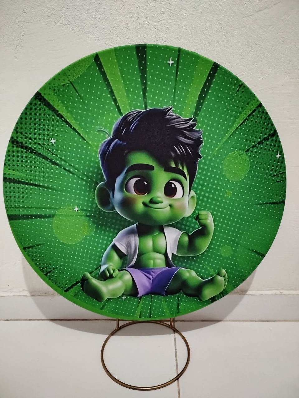 Mine Painel Hulk Baby  - Cantinho da Lene , pegue e monte sua festa!