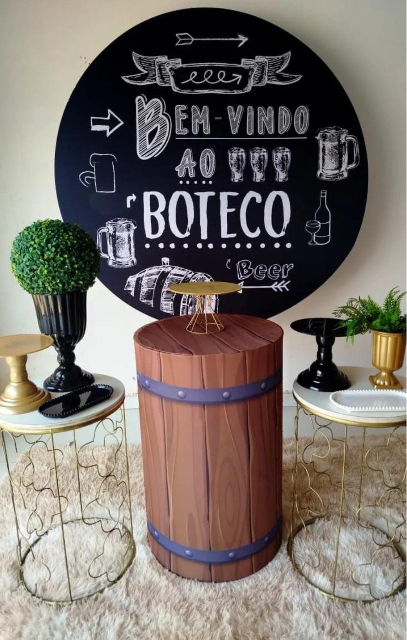 220-Kit Bronze Bem Vindo Ao Boteco - Cantinho da Lene , pegue e monte sua festa!