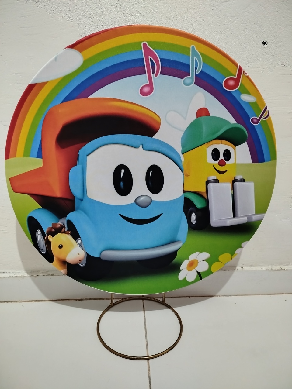 Mine Painel Léo Caminhão  - Cantinho da Lene , pegue e monte sua festa!