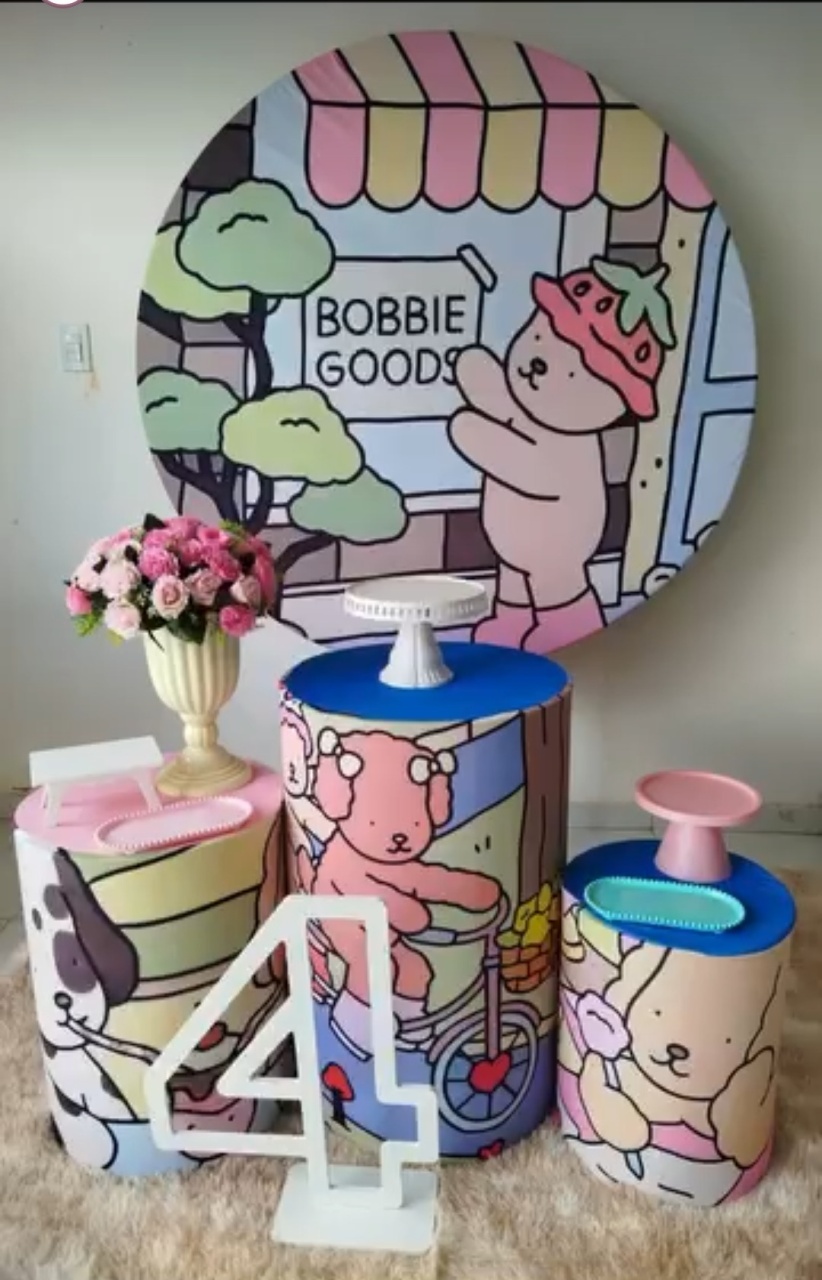 237- Kit Bronze Bobbie Goods - Cantinho da Lene , pegue e monte sua festa!
