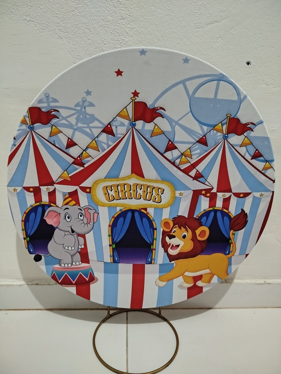 Mine Painel Circo - Cantinho da Lene , pegue e monte sua festa!