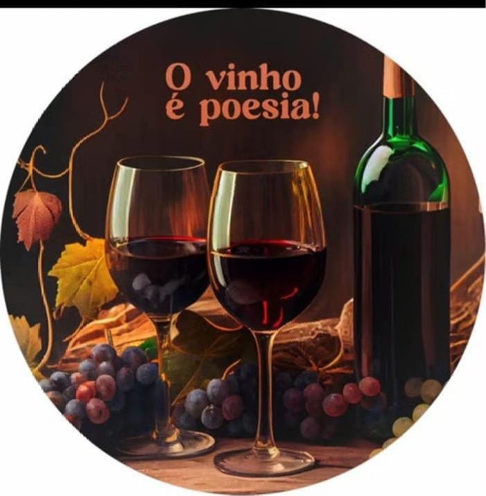 Painel Redondo Vinho 🍷 - Cantinho da Lene , pegue e monte sua festa!