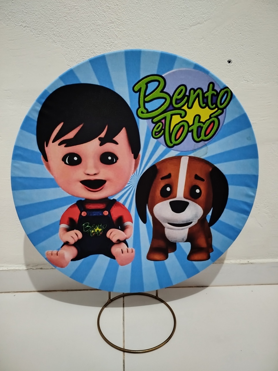 Mine Painel Bento E Totó  - Cantinho da Lene , pegue e monte sua festa!