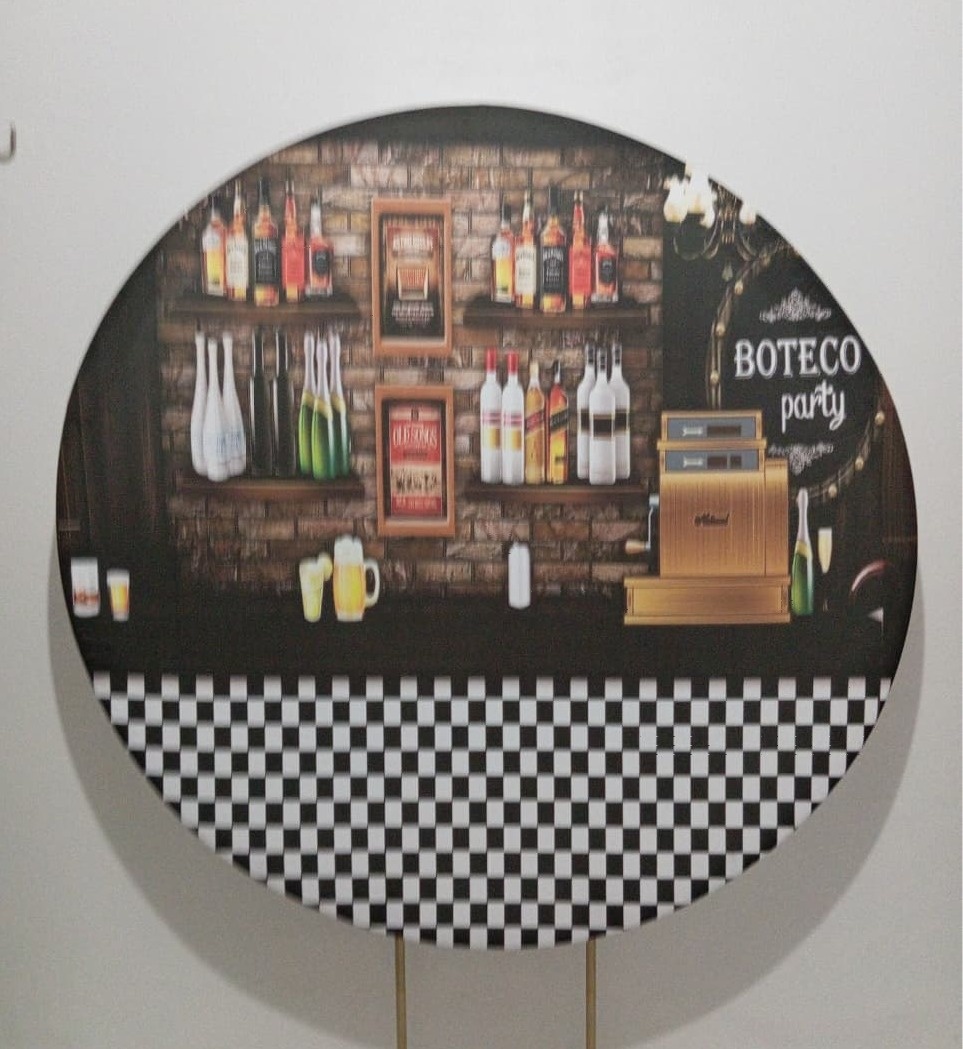 Painel Redondo Boteco 2 - Cantinho da Lene , pegue e monte sua festa!