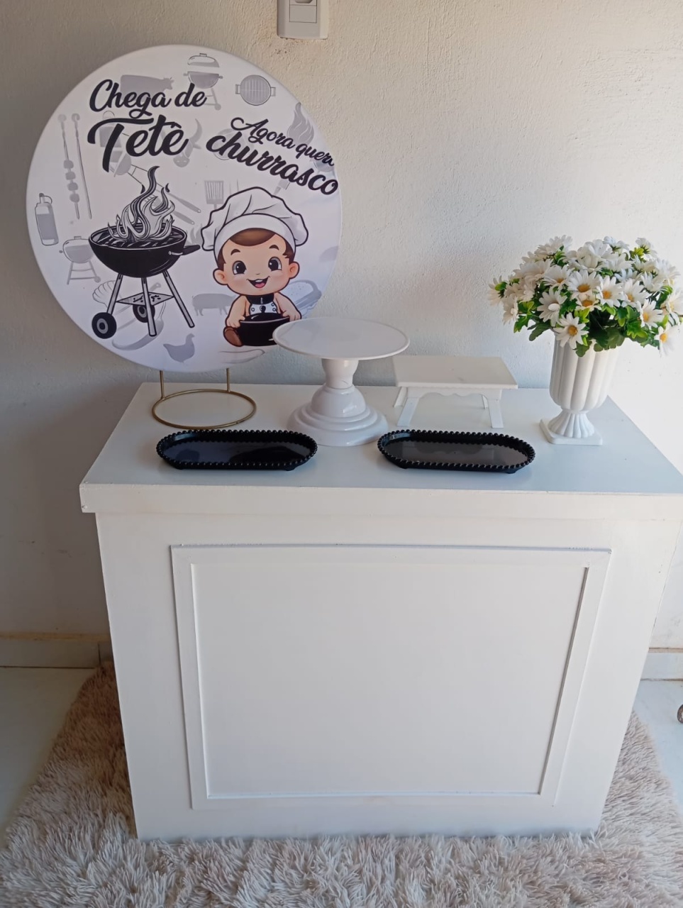 54-Mine Kit Chega de Tête  - Cantinho da Lene , pegue e monte sua festa!