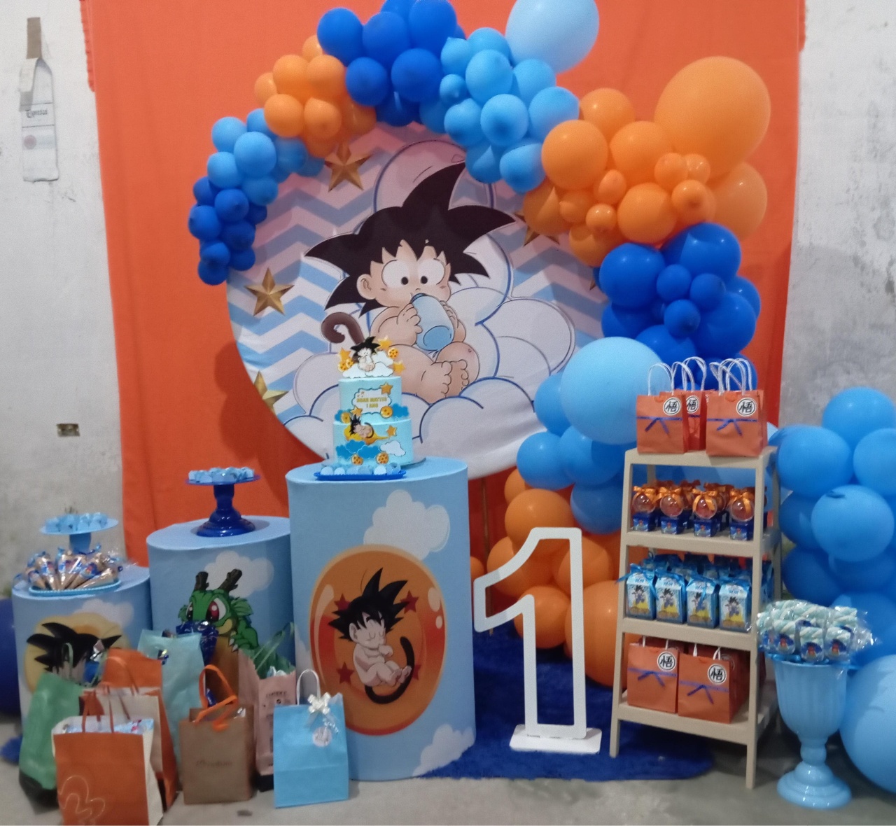 131-Kit Bronze Drangon Ball Z Baby  - Cantinho da Lene , pegue e monte sua festa!