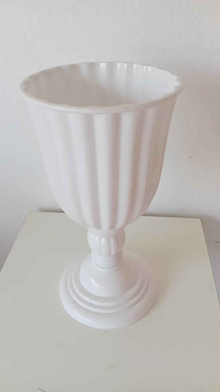 244-Jarro Branco 40Cm - Cantinho da Lene , pegue e monte sua festa!