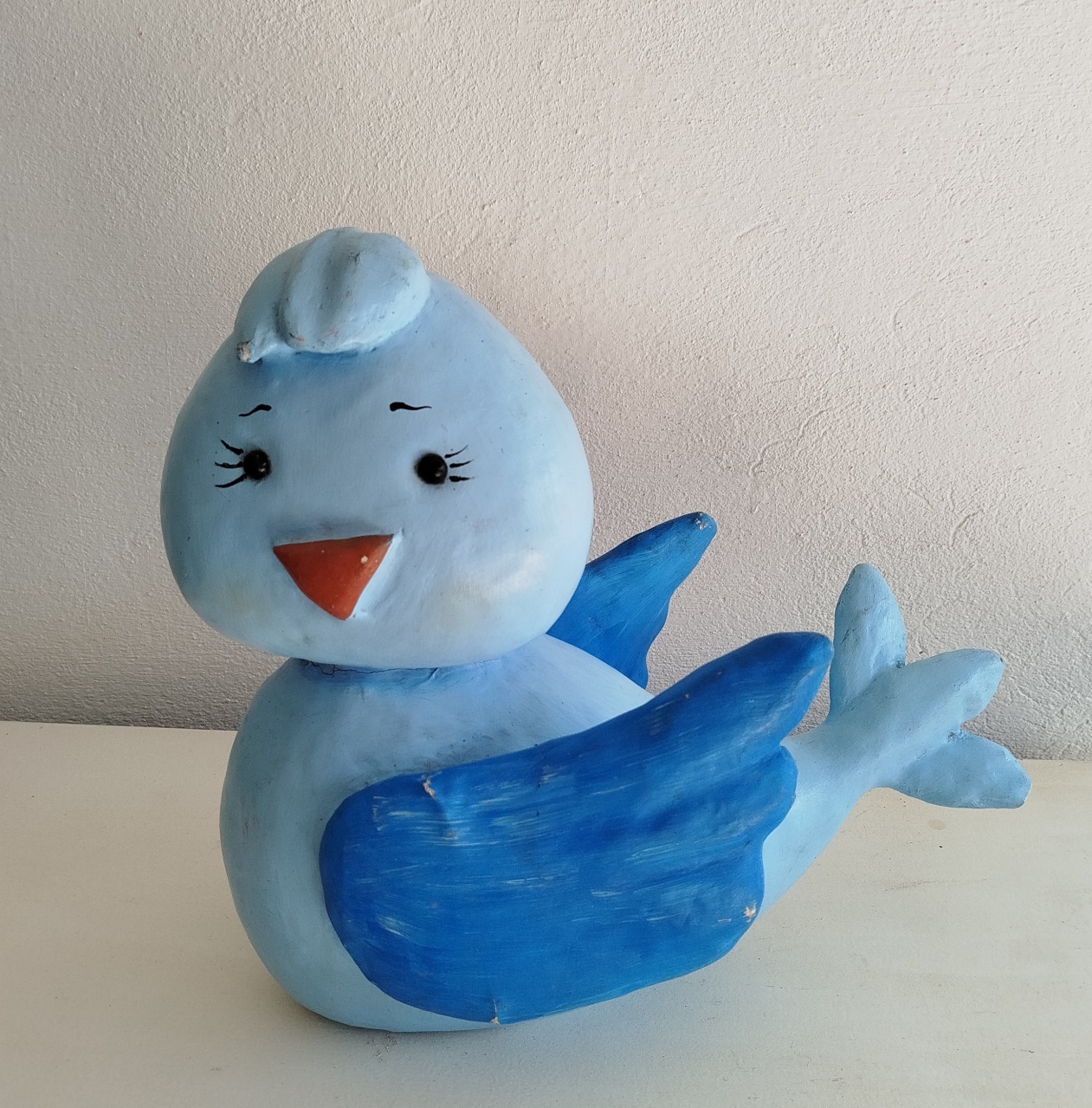 Escultura Pássaro 3D Azul  - Cantinho da Lene , pegue e monte sua festa!