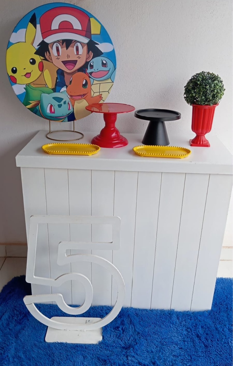 28-Mine Kit Pokémon  - Cantinho da Lene , pegue e monte sua festa!