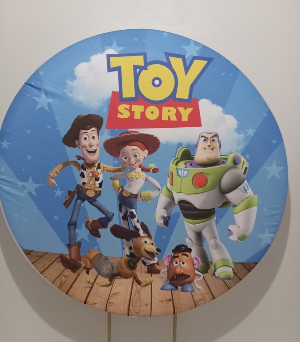 Painel Redondo Toy Story  - Cantinho da Lene , pegue e monte sua festa!