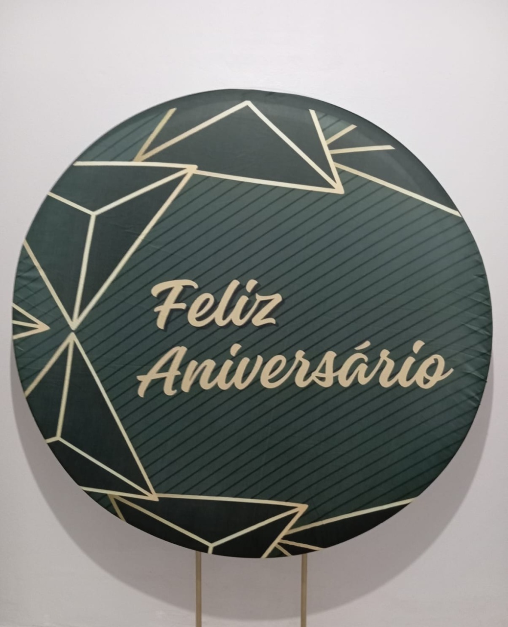 Painel Feliz Aniversário Verde - Cantinho da Lene , pegue e monte sua festa!