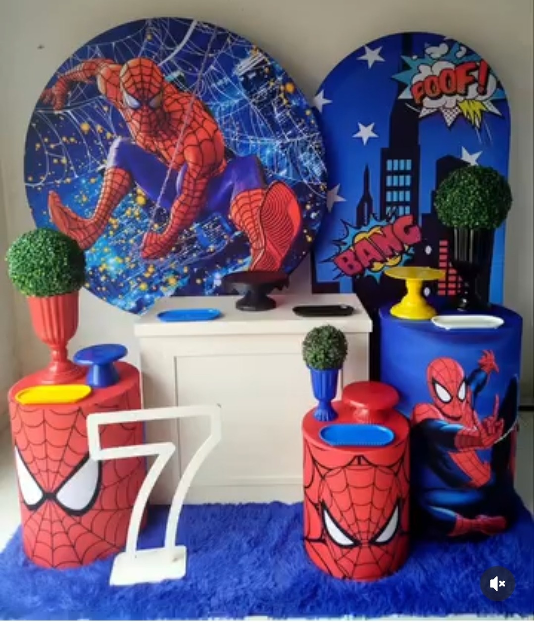 235-Kit Ouro Homem Aranha  - Cantinho da Lene , pegue e monte sua festa!