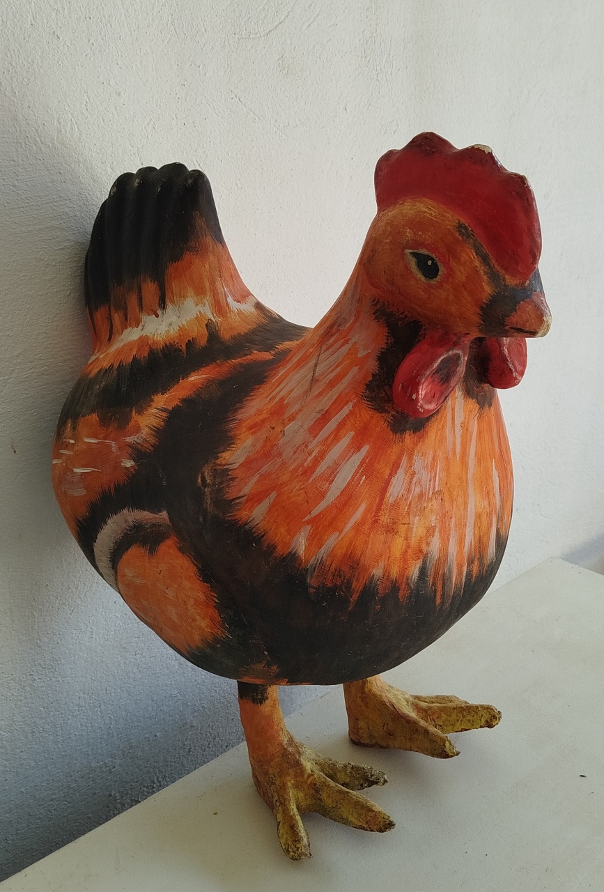 Escultura Galinha 3D - Cantinho da Lene , pegue e monte sua festa!