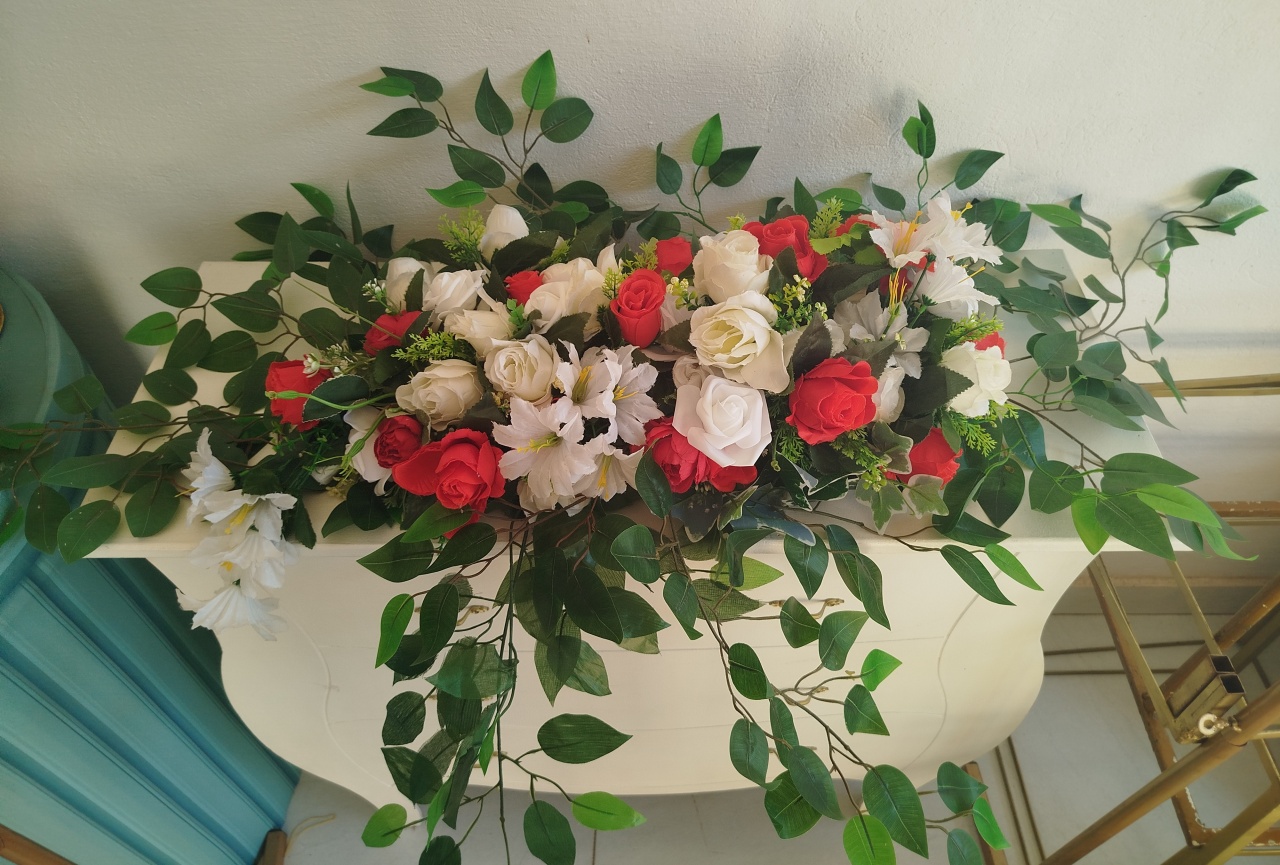 Arranjo de Flores Para Painel P - Cantinho da Lene , pegue e monte sua festa!