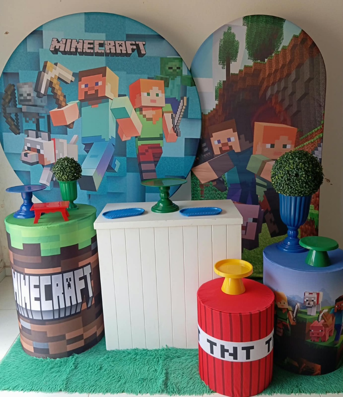 Kit Ouro Minecraft - Cantinho da Lene , pegue e monte sua festa!