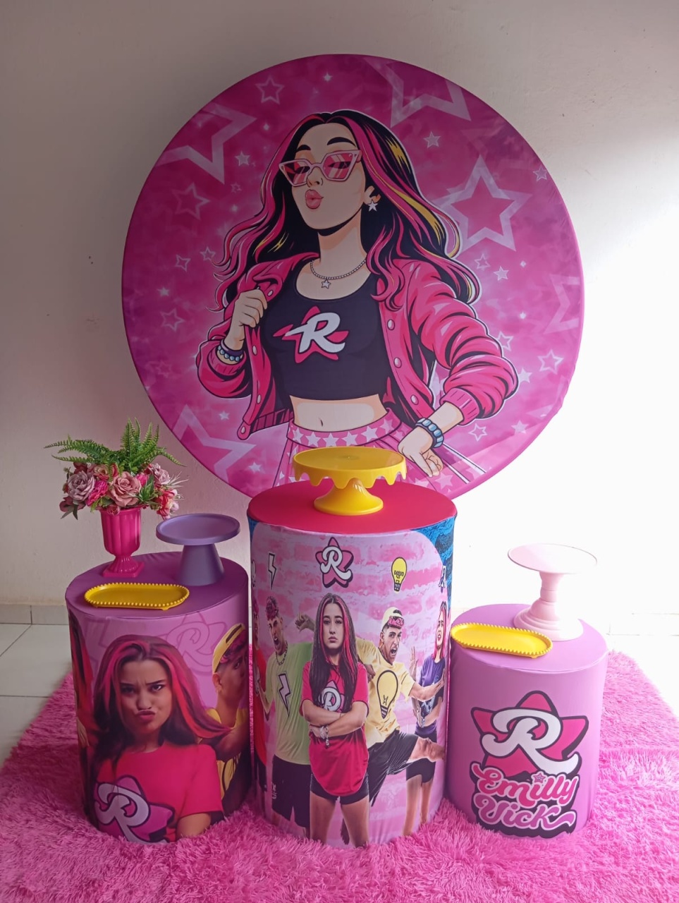 Kit Bronze Emily Vick  - Cantinho da Lene , pegue e monte sua festa!