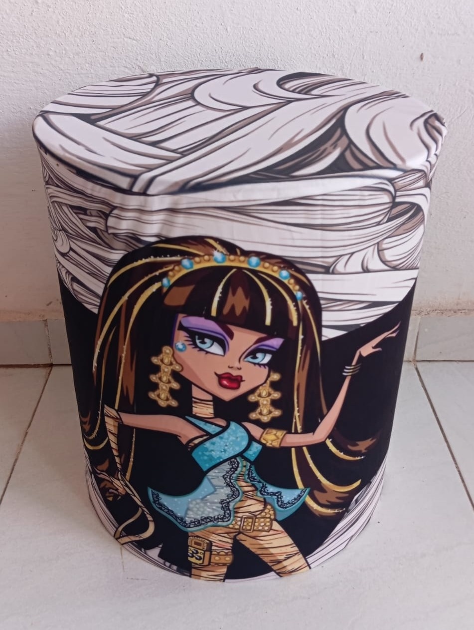 Capa Cilindro Monster High P - Cantinho da Lene , pegue e monte sua festa!