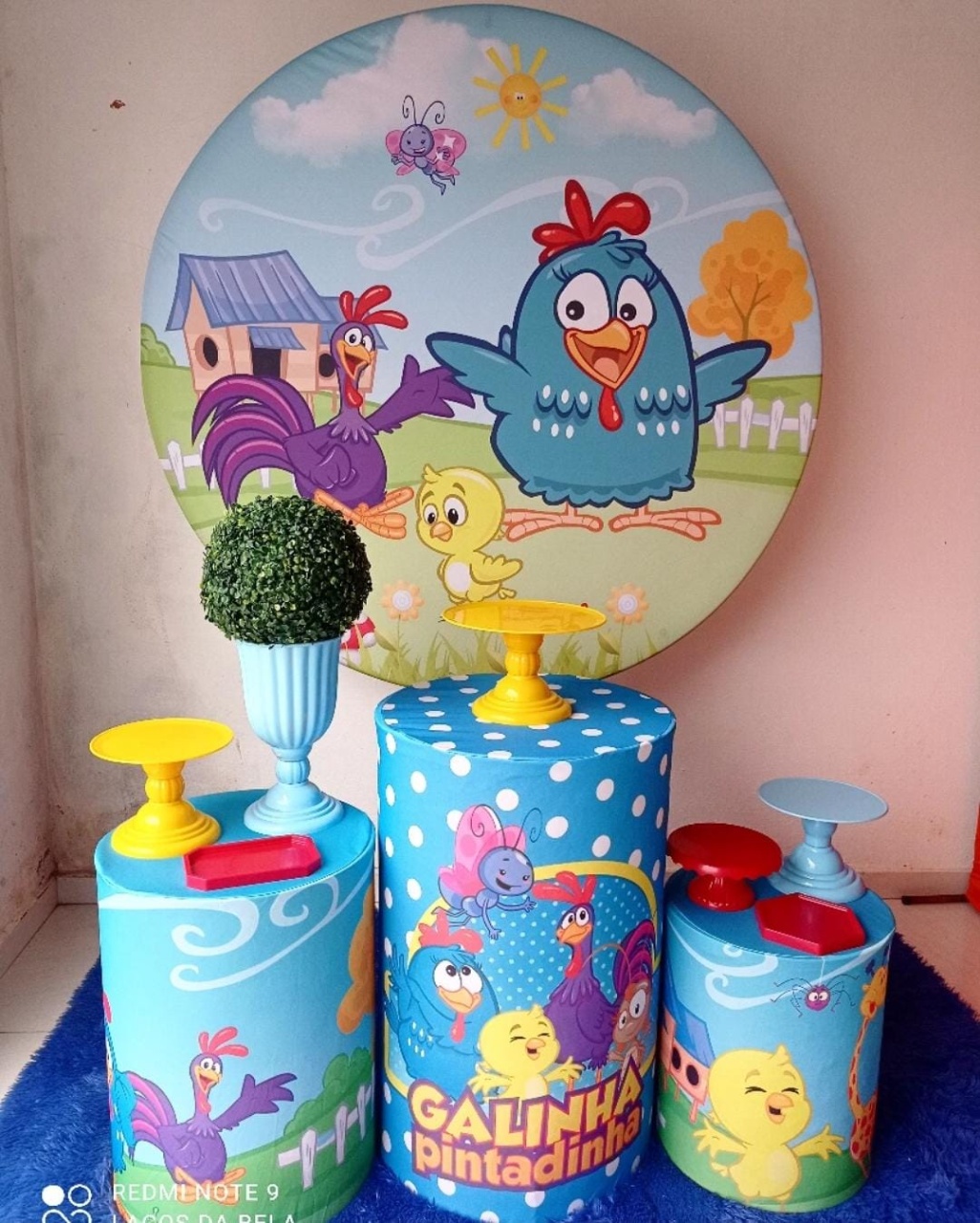 Kit Bronze Galinha Pintadinha - Cantinho da Lene , pegue e monte sua festa!