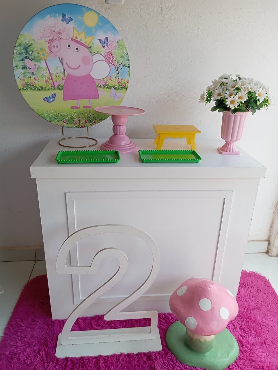 92-Mine Kit Peppa Pig  - Cantinho da Lene , pegue e monte sua festa!