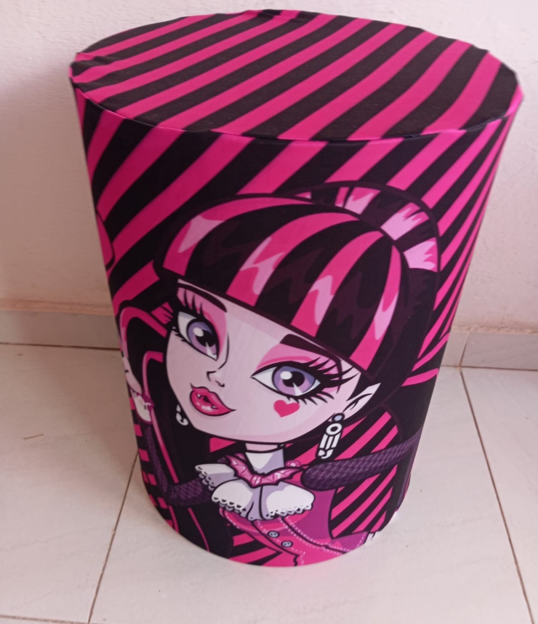 Capa Cilindro Monster High G - Cantinho da Lene , pegue e monte sua festa!