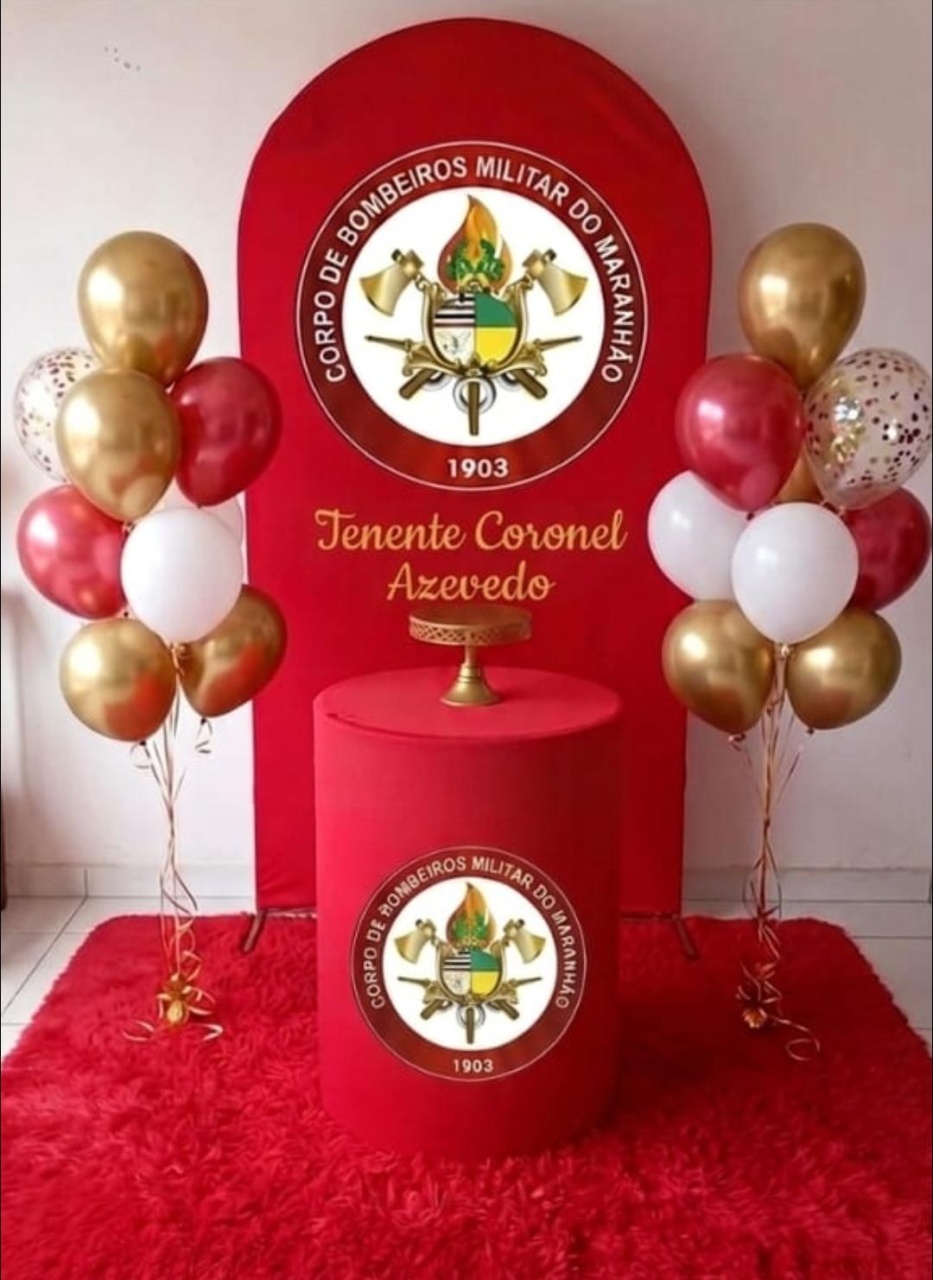 Kit Corpo de Bombeiros Com Balões - Cantinho da Lene , pegue e monte sua festa!