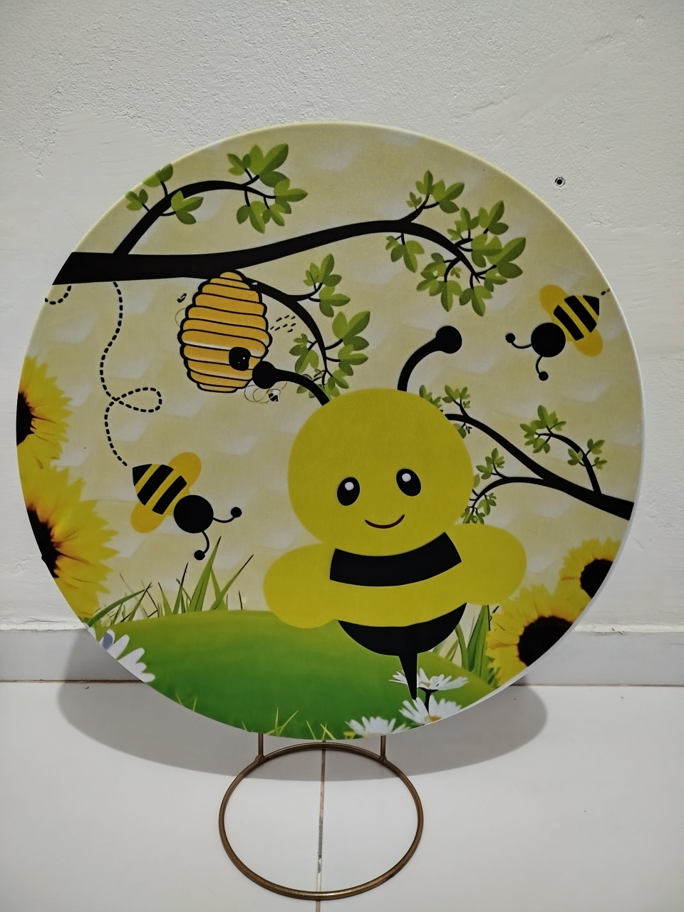 Mine Painel Abelhinha  - Cantinho da Lene , pegue e monte sua festa!