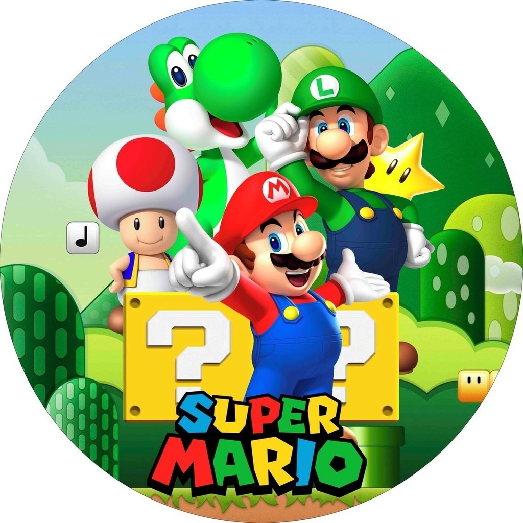 Painel Super Mario Bros  - Cantinho da Lene , pegue e monte sua festa!