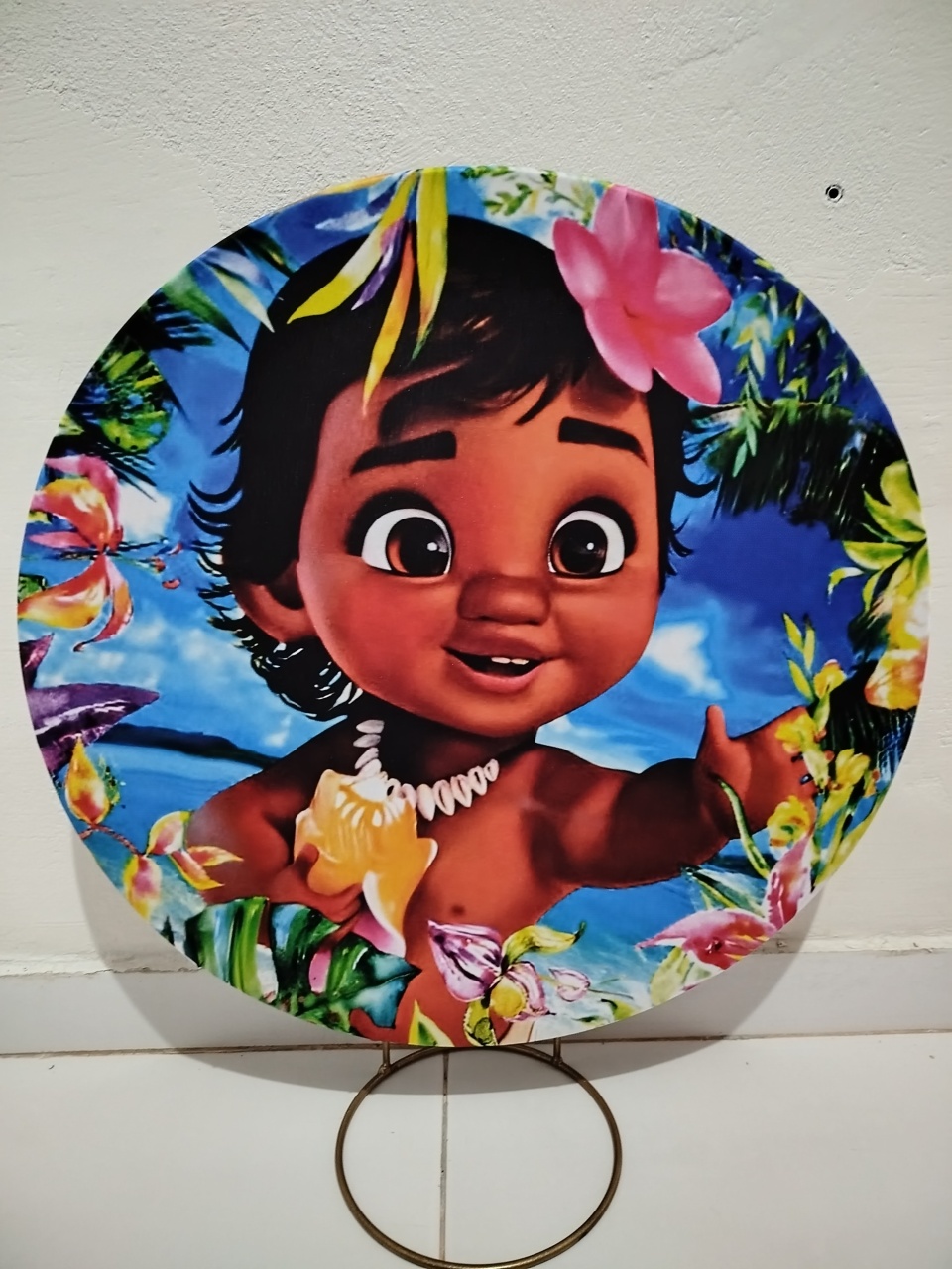 Mine Painel Moana Baby  - Cantinho da Lene , pegue e monte sua festa!
