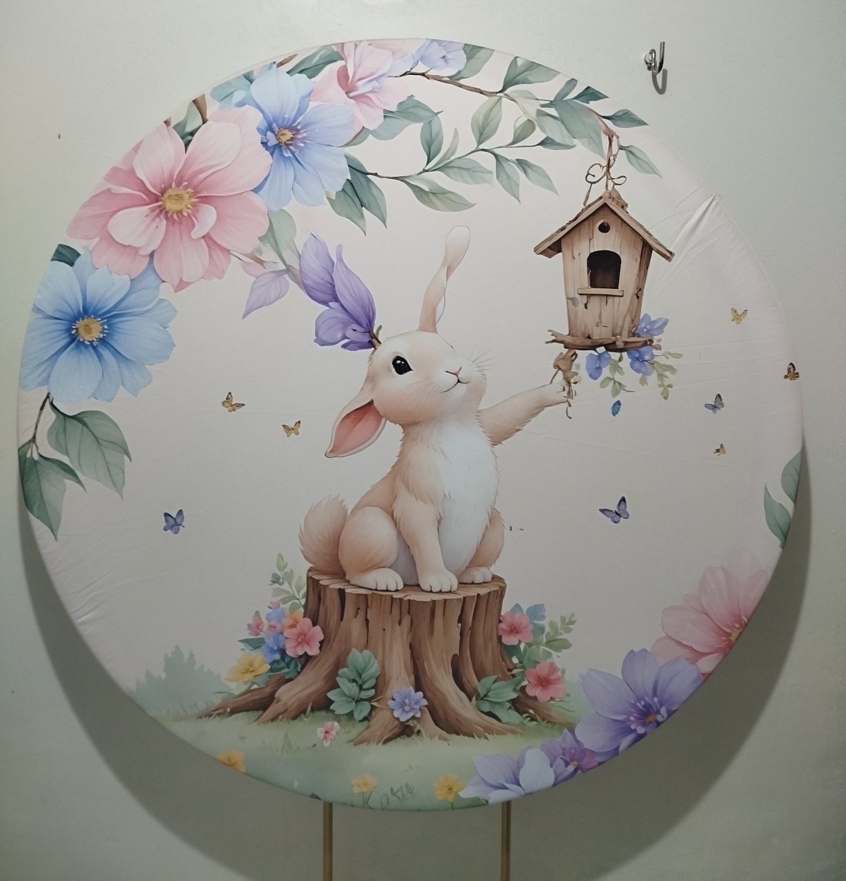 Painel Coelho da Páscoa No Tronco  - Cantinho da Lene , pegue e monte sua festa!